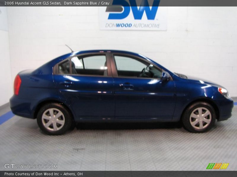 Dark Sapphire Blue / Gray 2006 Hyundai Accent GLS Sedan