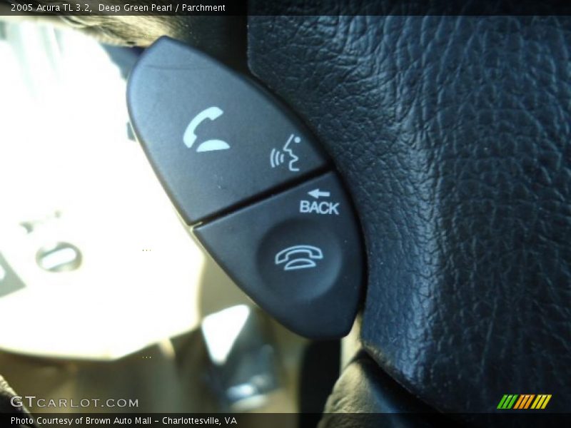 Deep Green Pearl / Parchment 2005 Acura TL 3.2