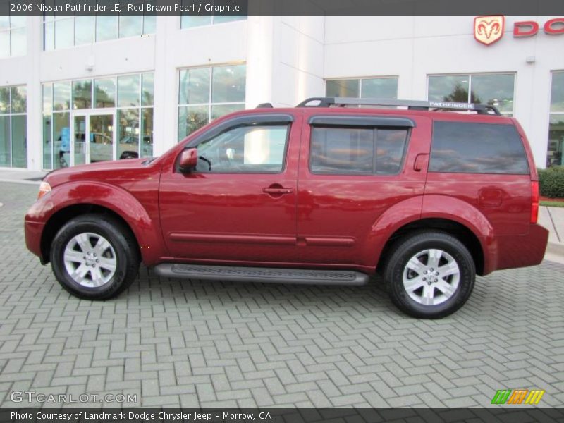 Red Brawn Pearl / Graphite 2006 Nissan Pathfinder LE