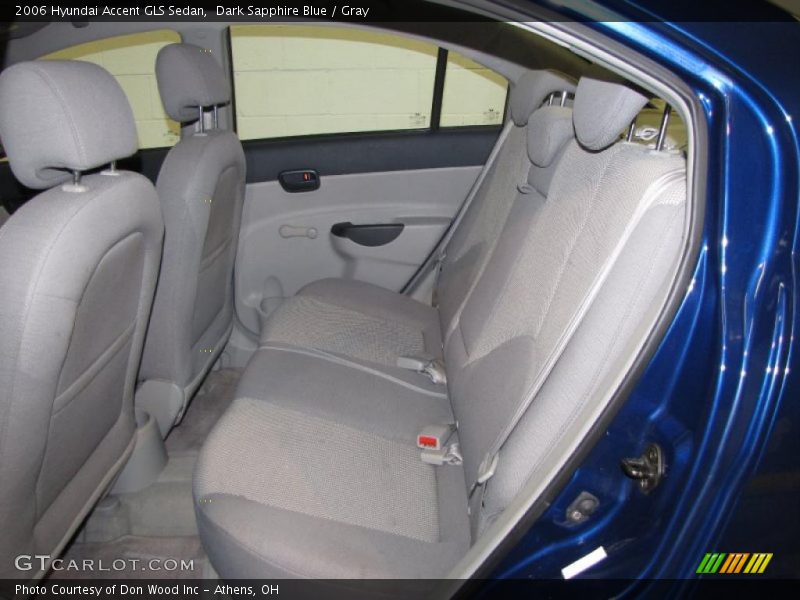 Dark Sapphire Blue / Gray 2006 Hyundai Accent GLS Sedan