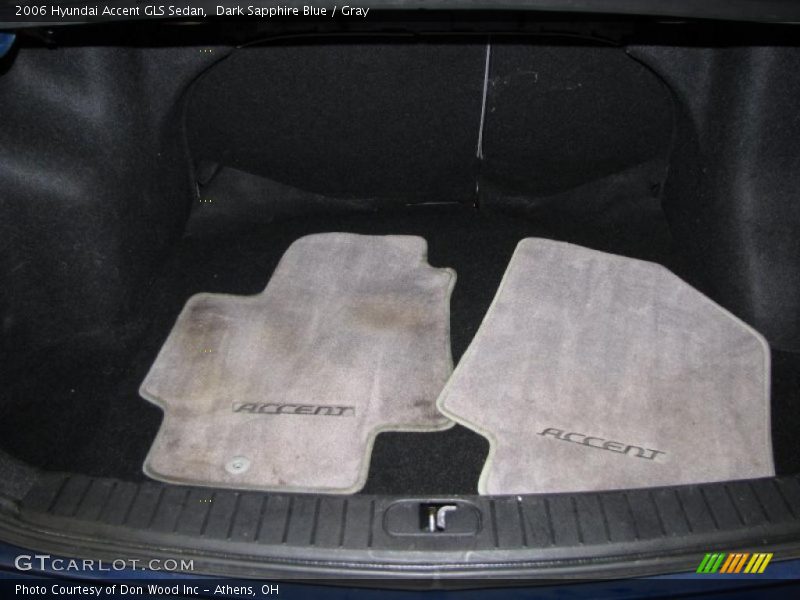 Dark Sapphire Blue / Gray 2006 Hyundai Accent GLS Sedan