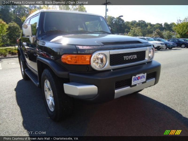 Black Diamond / Dark Charcoal 2007 Toyota FJ Cruiser 4WD