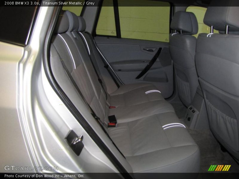 Titanium Silver Metallic / Grey 2008 BMW X3 3.0si