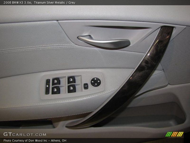 Titanium Silver Metallic / Grey 2008 BMW X3 3.0si