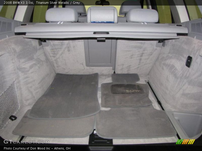 Titanium Silver Metallic / Grey 2008 BMW X3 3.0si
