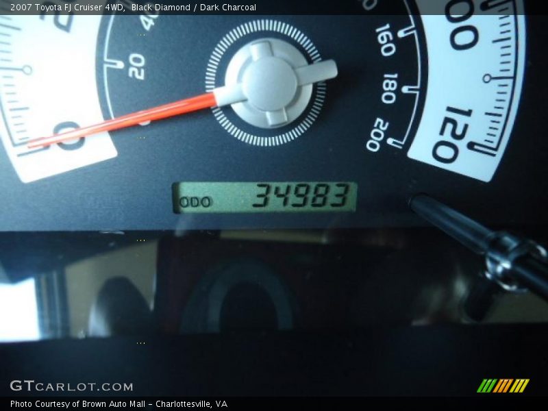 Black Diamond / Dark Charcoal 2007 Toyota FJ Cruiser 4WD