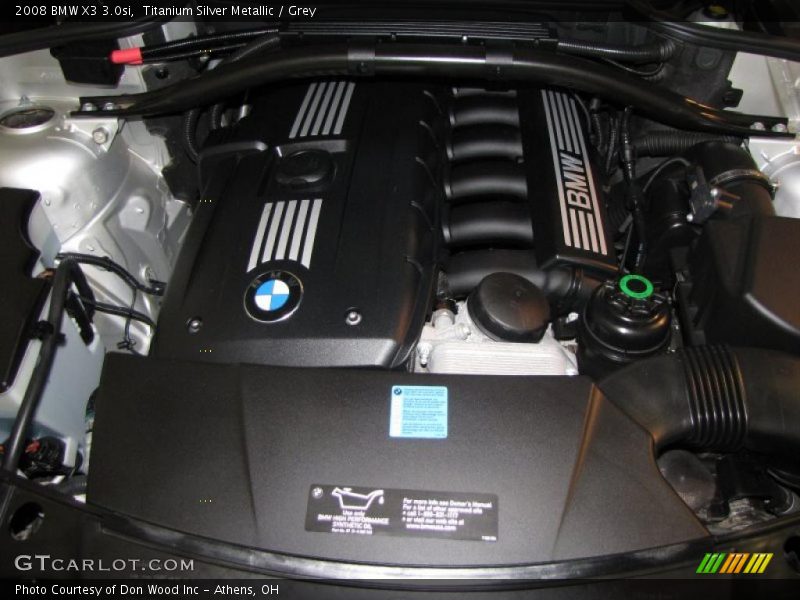 Titanium Silver Metallic / Grey 2008 BMW X3 3.0si