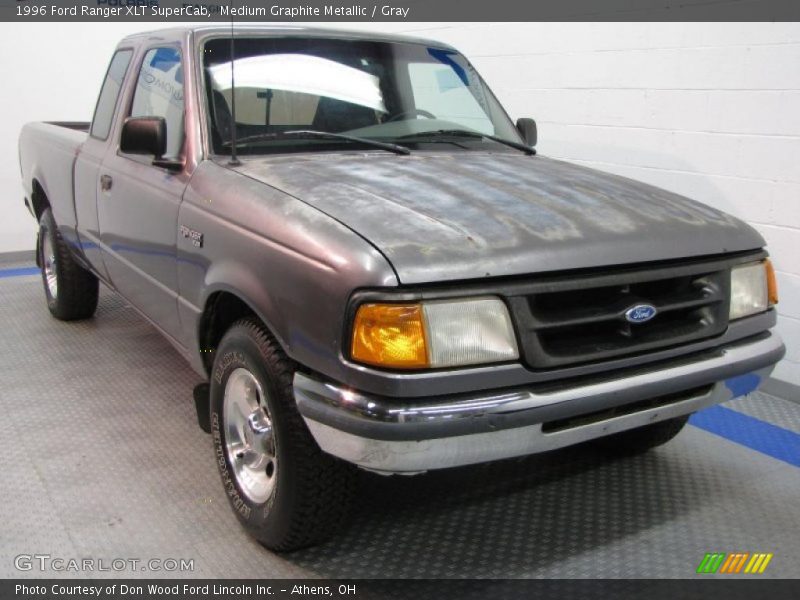 Medium Graphite Metallic / Gray 1996 Ford Ranger XLT SuperCab