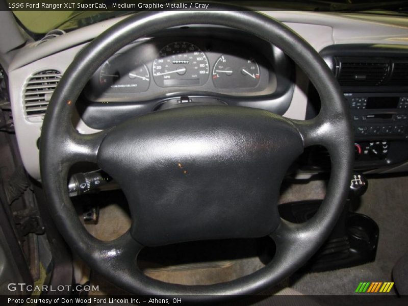 Medium Graphite Metallic / Gray 1996 Ford Ranger XLT SuperCab