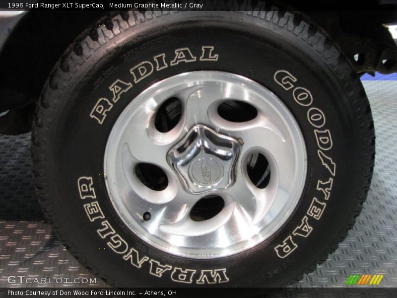 Medium Graphite Metallic / Gray 1996 Ford Ranger XLT SuperCab