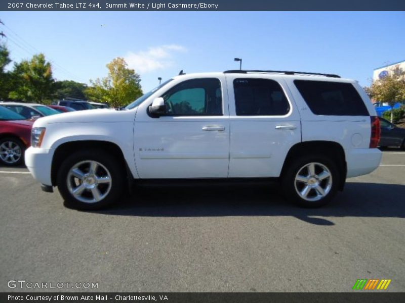 Summit White / Light Cashmere/Ebony 2007 Chevrolet Tahoe LTZ 4x4