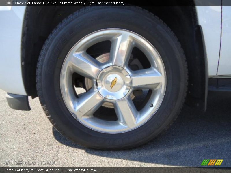 Summit White / Light Cashmere/Ebony 2007 Chevrolet Tahoe LTZ 4x4