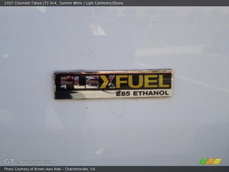 Summit White / Light Cashmere/Ebony 2007 Chevrolet Tahoe LTZ 4x4