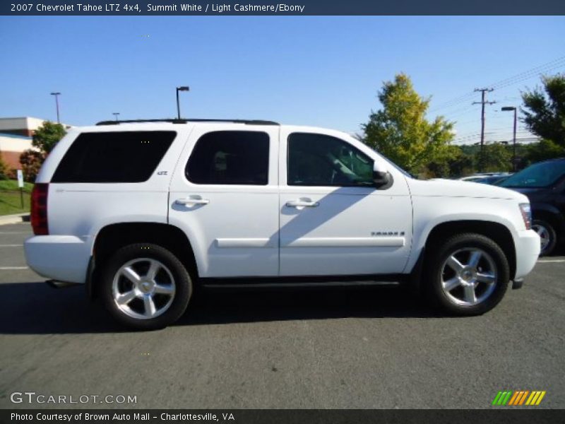 Summit White / Light Cashmere/Ebony 2007 Chevrolet Tahoe LTZ 4x4