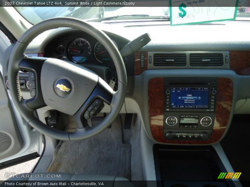 Summit White / Light Cashmere/Ebony 2007 Chevrolet Tahoe LTZ 4x4