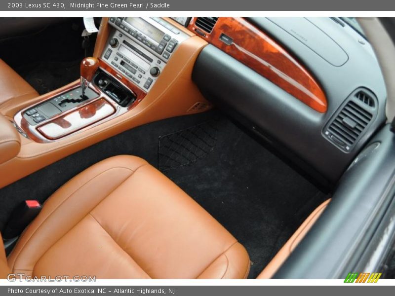 Midnight Pine Green Pearl / Saddle 2003 Lexus SC 430