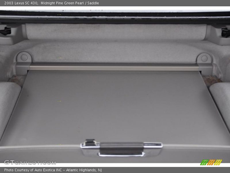 Midnight Pine Green Pearl / Saddle 2003 Lexus SC 430