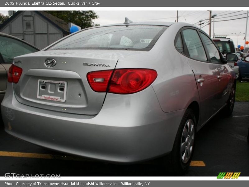 Quicksilver / Gray 2009 Hyundai Elantra GLS Sedan