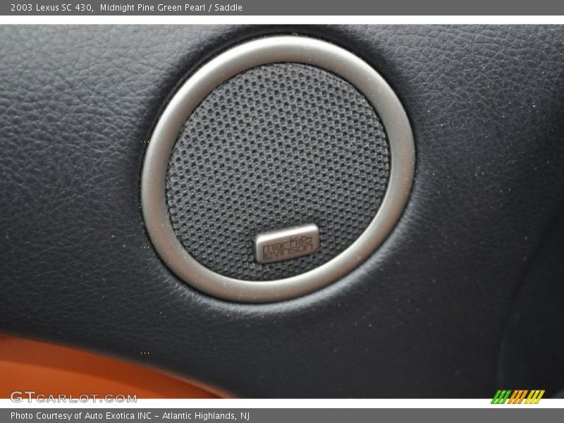 Midnight Pine Green Pearl / Saddle 2003 Lexus SC 430
