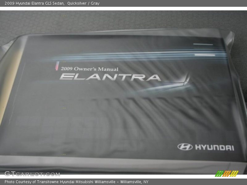 Quicksilver / Gray 2009 Hyundai Elantra GLS Sedan