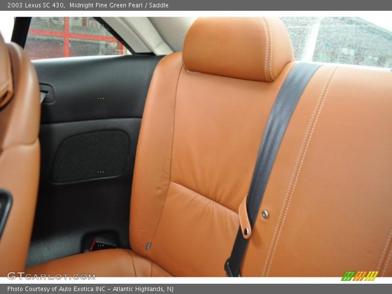 Midnight Pine Green Pearl / Saddle 2003 Lexus SC 430