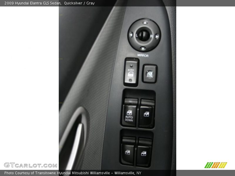 Quicksilver / Gray 2009 Hyundai Elantra GLS Sedan