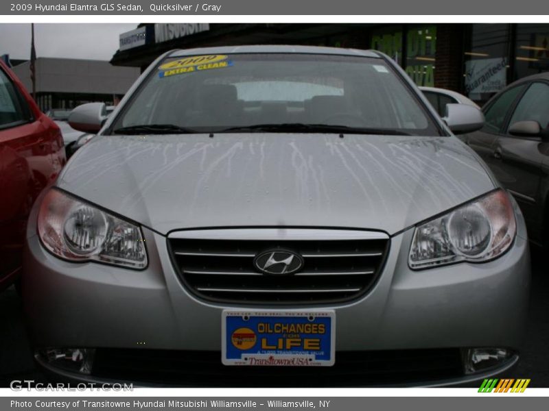 Quicksilver / Gray 2009 Hyundai Elantra GLS Sedan