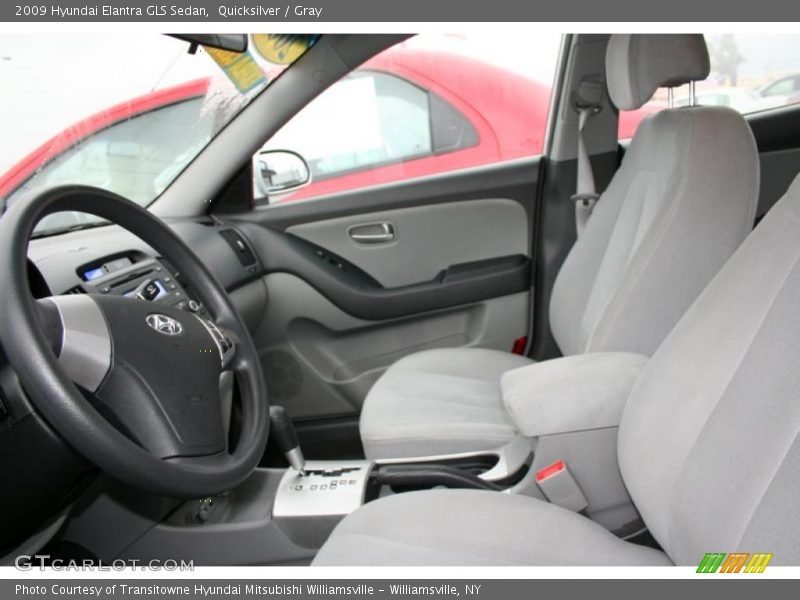 Quicksilver / Gray 2009 Hyundai Elantra GLS Sedan