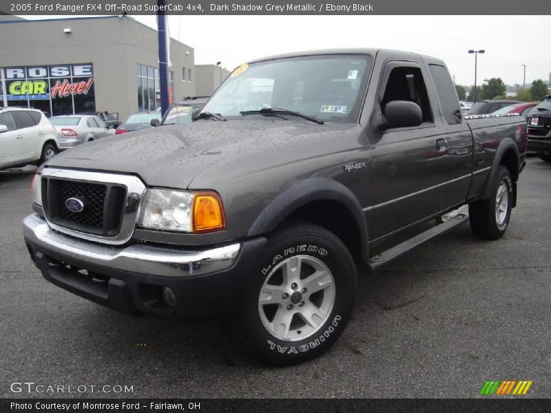 Dark Shadow Grey Metallic / Ebony Black 2005 Ford Ranger FX4 Off-Road SuperCab 4x4