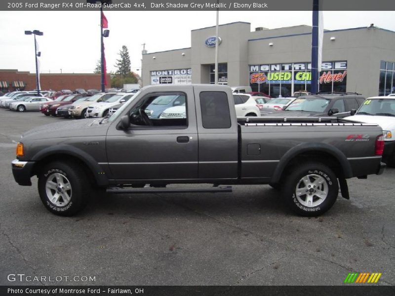 Dark Shadow Grey Metallic / Ebony Black 2005 Ford Ranger FX4 Off-Road SuperCab 4x4
