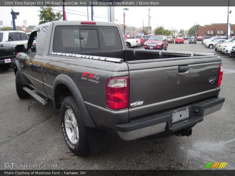 Dark Shadow Grey Metallic / Ebony Black 2005 Ford Ranger FX4 Off-Road SuperCab 4x4