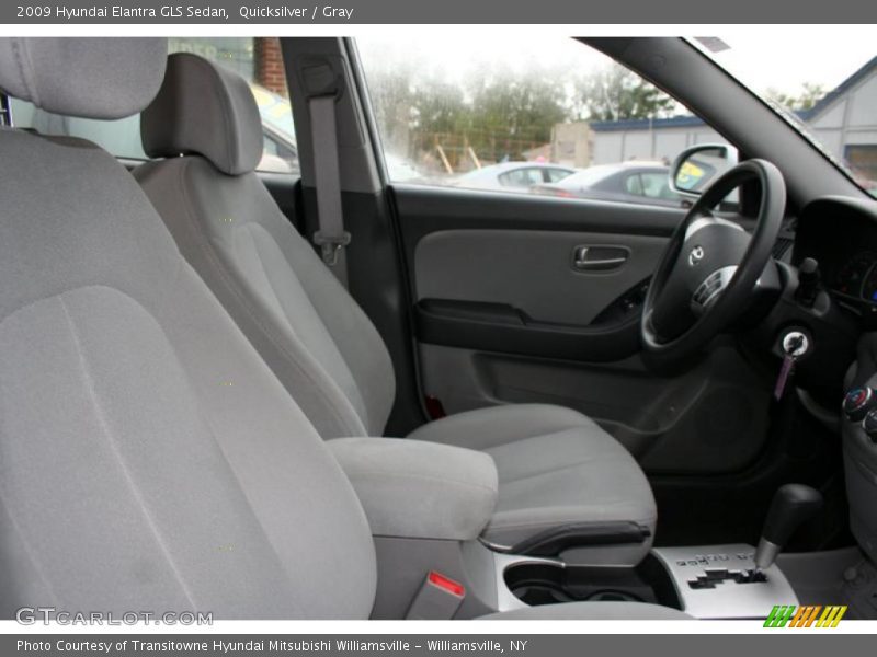 Quicksilver / Gray 2009 Hyundai Elantra GLS Sedan