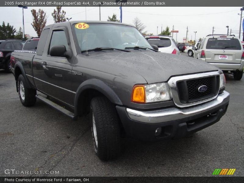 Dark Shadow Grey Metallic / Ebony Black 2005 Ford Ranger FX4 Off-Road SuperCab 4x4