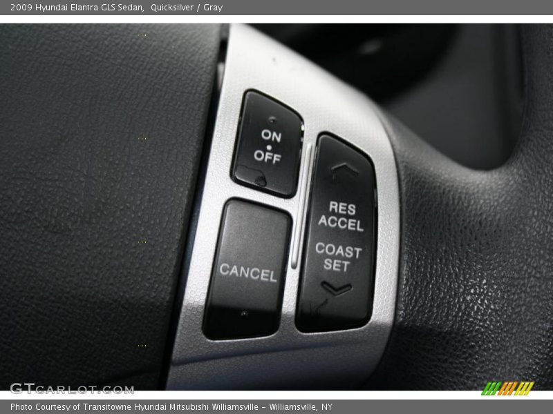 Quicksilver / Gray 2009 Hyundai Elantra GLS Sedan