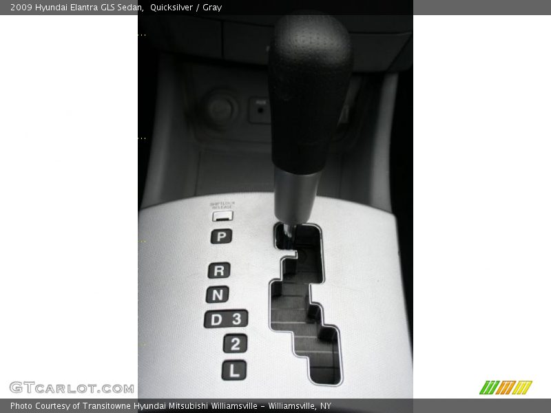 Quicksilver / Gray 2009 Hyundai Elantra GLS Sedan