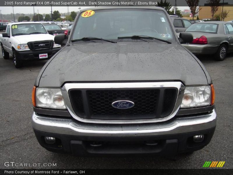 Dark Shadow Grey Metallic / Ebony Black 2005 Ford Ranger FX4 Off-Road SuperCab 4x4