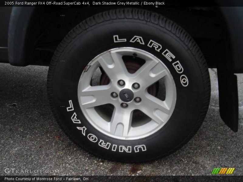 Dark Shadow Grey Metallic / Ebony Black 2005 Ford Ranger FX4 Off-Road SuperCab 4x4