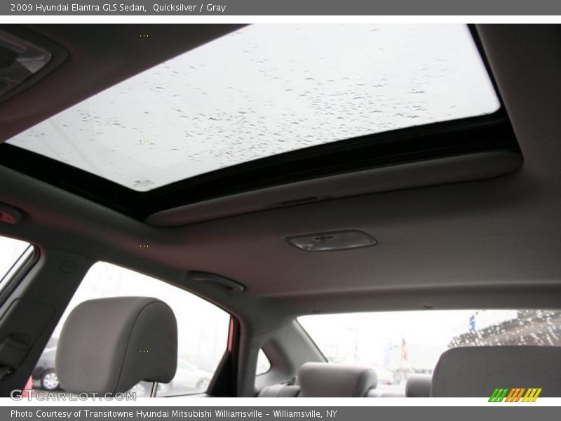 Quicksilver / Gray 2009 Hyundai Elantra GLS Sedan
