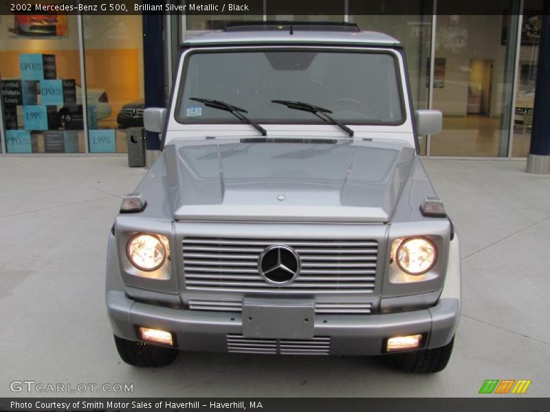 Brilliant Silver Metallic / Black 2002 Mercedes-Benz G 500