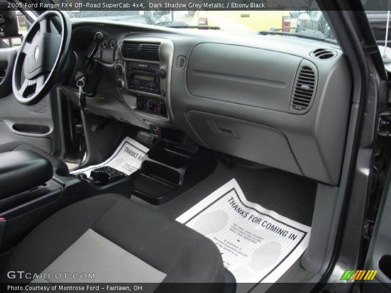 Dark Shadow Grey Metallic / Ebony Black 2005 Ford Ranger FX4 Off-Road SuperCab 4x4
