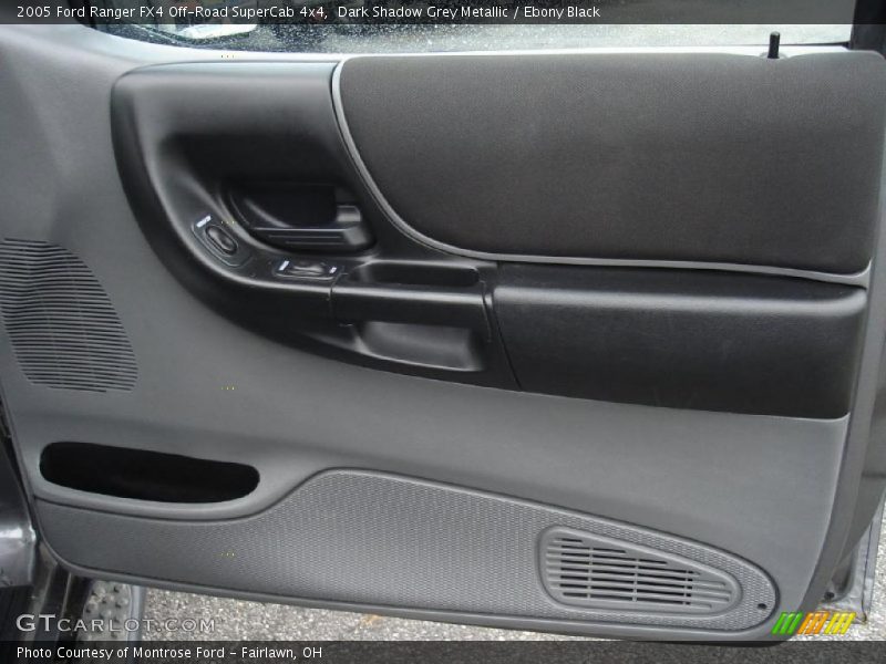Dark Shadow Grey Metallic / Ebony Black 2005 Ford Ranger FX4 Off-Road SuperCab 4x4