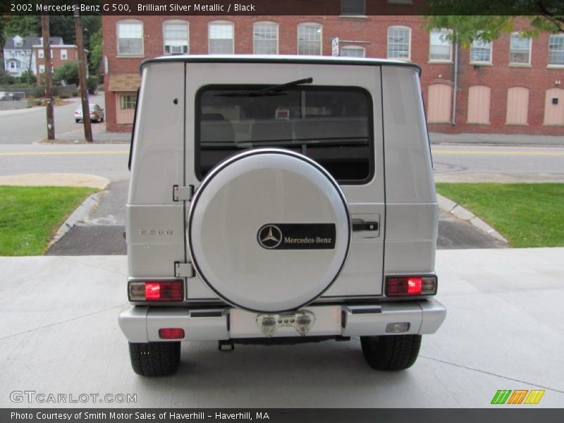 Brilliant Silver Metallic / Black 2002 Mercedes-Benz G 500