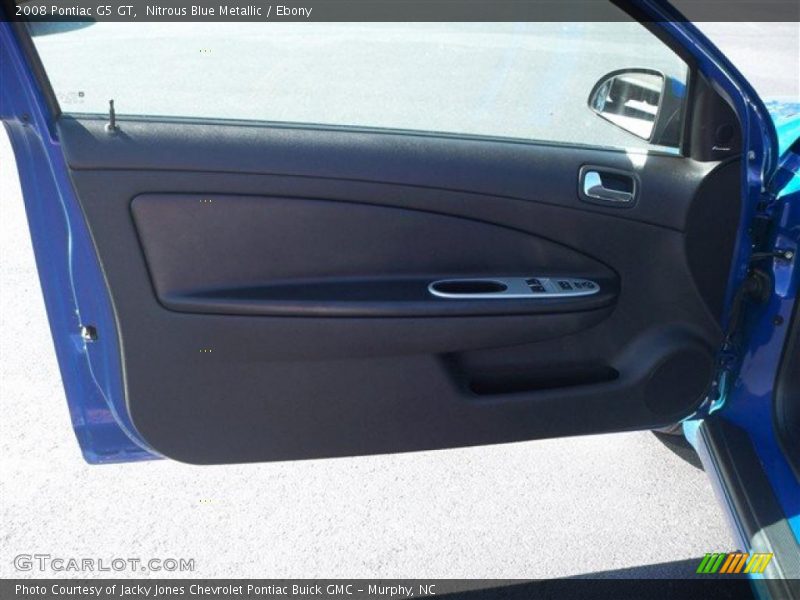 Nitrous Blue Metallic / Ebony 2008 Pontiac G5 GT