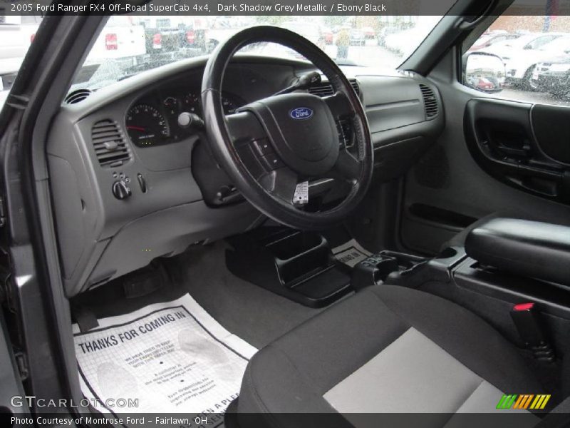 Dark Shadow Grey Metallic / Ebony Black 2005 Ford Ranger FX4 Off-Road SuperCab 4x4