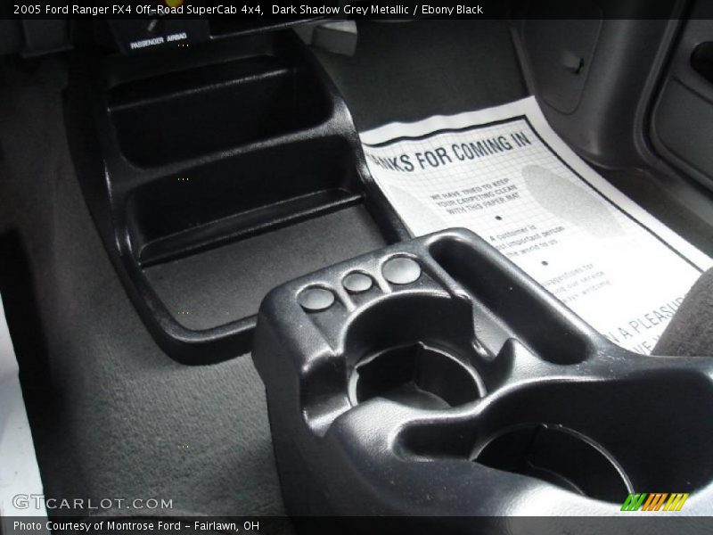 Dark Shadow Grey Metallic / Ebony Black 2005 Ford Ranger FX4 Off-Road SuperCab 4x4