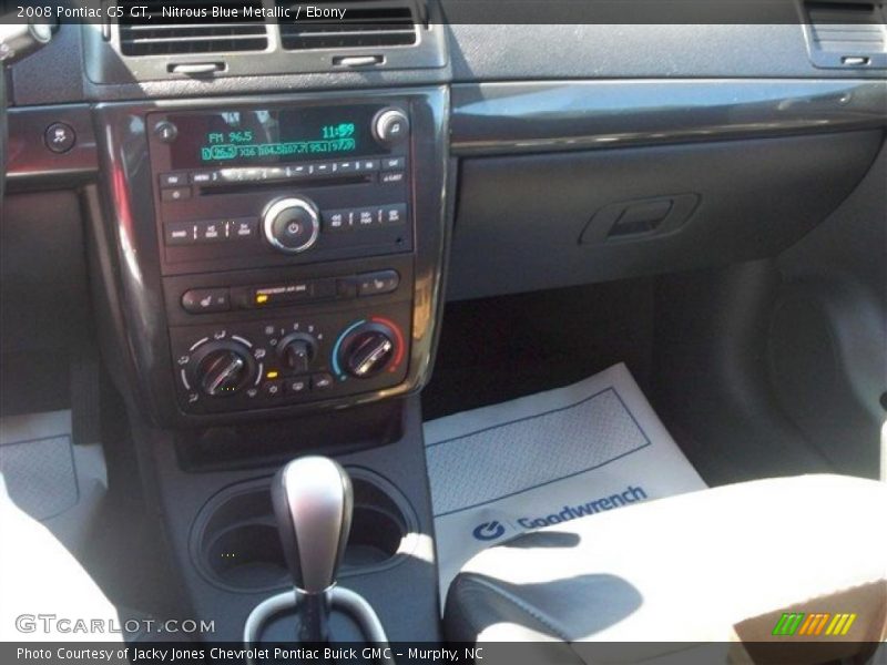 Nitrous Blue Metallic / Ebony 2008 Pontiac G5 GT
