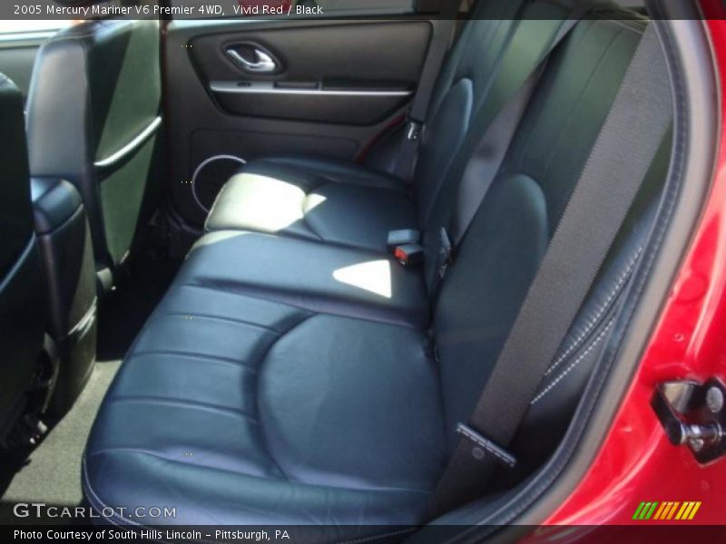 Vivid Red / Black 2005 Mercury Mariner V6 Premier 4WD