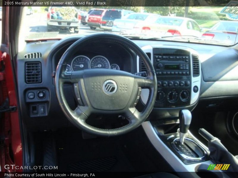 Vivid Red / Black 2005 Mercury Mariner V6 Premier 4WD