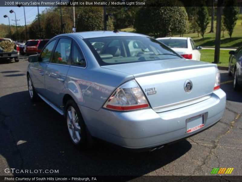 Light Ice Blue Metallic / Medium Light Stone 2008 Mercury Sable Premier Sedan