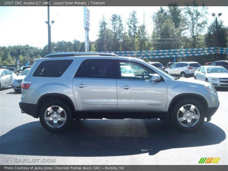 Liquid Silver Metallic / Titanium 2007 GMC Acadia SLT AWD